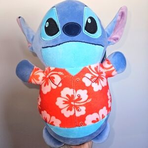 NWT Disney Stitch Hugmee with Red Hawaiian Shirt 10" Squishmallow